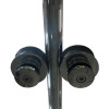 Двері у нішу розсувні KOER SR SD06-120x220-TR-01 прозоре скло EASY CLEAN 8мм хром (KR5367)