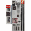 Двері у нішу розсувні KOER SR SD02-140x200-TR-01 прозоре скло EASY CLEAN 8мм хром (KR5383)