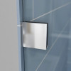 Двері у нішу розсувні KOER SR SD06-140x220-TR-01 прозоре скло EASY CLEAN 8мм хром (KR5368)
