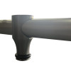 Дверь в нишу раздвижная KOER SR SD06-140x220-TR-07 прозрачное стекло EASY CLEAN 8мм графит (KR5369)
