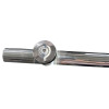 Двері у нішу розсувні KOER SR SD06-140x220-TR-01 прозоре скло EASY CLEAN 8мм хром (KR5368)