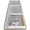 Двері у нішу розсувні KOER SR SD01-120x200-TR-02 прозоре скло EASY CLEAN 8мм SS COLOR (KR5379)