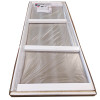 Двері у нішу розсувні KOER SR SD02-140x200-TR-01 прозоре скло EASY CLEAN 8мм хром (KR5383)