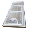 Двері у нішу розсувні KOER SR SD05-140x200-TR-01 прозоре скло EASY CLEAN 6мм хром (KR5406)