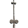 Двері у нішу розсувні KOER SR SD06-140x220-TR-01 прозоре скло EASY CLEAN 8мм хром (KR5368)