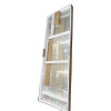 Дверь в нишу раздвижная KOER SR SD06-140x220-TR-07 прозрачное стекло EASY CLEAN 8мм графит (KR5369)