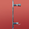 Двері у нішу розсувні KOER SR SD01-120x200-TR-02 прозоре скло EASY CLEAN 8мм SS COLOR (KR5379)