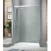 Двері у нішу розсувні KOER SR SD05-120x200-TR-01 прозоре скло EASY CLEAN 6мм хром (KR5405)