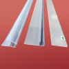 Дверь в нишу раздвижная KOER SR SD02-120x200-TR-01 прозрачное стекло EASY CLEAN 8мм хром (KR5384)