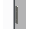 Двері у нішу розсувні KOER SR SD05-140x200-TR-01 прозоре скло EASY CLEAN 6мм хром (KR5406)