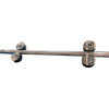 Двері у нішу розсувні KOER SR SD06-120x220-TR-01 прозоре скло EASY CLEAN 8мм хром (KR5367)