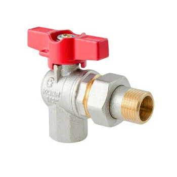 Кран с американкой угловой KOER EXTREME KE.228-15 - 1/2