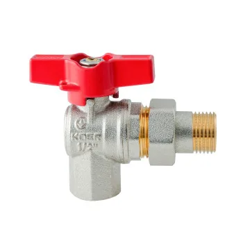 Кран с американкой угловой KOER EXTREME KE.228-15 - 1/2