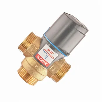 Клапан смесительный термостатический 1'' (20*C-60*C) KOER KR.1268 (KR5845)
