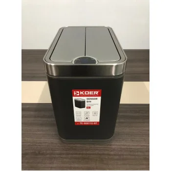 Відро для сміття сенсорне прямокутне KOER TC-020112-07 12 л (колір графіт) (KR5583)