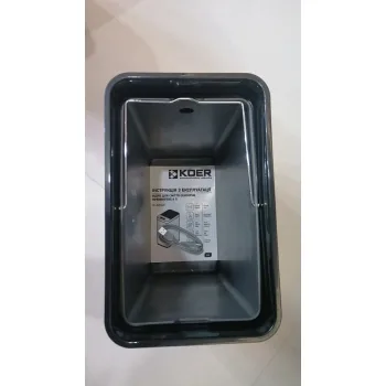 Мусорное ведро сенсорное прямоугольное KOER TC-020408-07 8 л (цвет графит) (KR5590)
