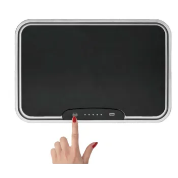 Мусорное ведро сенсорное прямоугольное KOER TC-020312-02 12 л (цвет нержавейка) (KR5586)