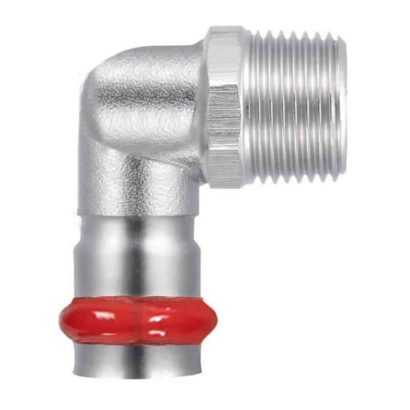 Колено 90° НР KOER KQ.L2208M PRESS-INOX AISI 304 22x3/4