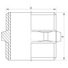 Ниппель 1/2'' big Koer WM.N06.WN без никеля (KR2989)