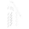 Душевая перегородка Walk-In KOER SR SP01-100x200-TR-01 прозрачное стекло EASY CLEAN 8мм хром (KR5393)