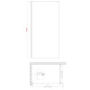 Душова перегородка Walk-In KOER SR SP01-120x200-TR-01 прозоре скло EASY CLEAN 8мм хром (KR5394)