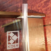 Душова перегородка Walk-In KOER SR SP02-100x200-TR-12 прозоре скло EASY CLEAN 8мм матове золото (KR5396)
