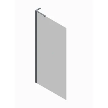 Душевая перегородка Walk-In KOER SR SP02-100x200-TR-07 прозрачное стекло EASY CLEAN 8мм графит (KR5397)