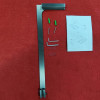 Душова перегородка Walk-In KOER SR SP02-100x200-TR-07 прозоре скло EASY CLEAN 8мм графіт (KR5397)