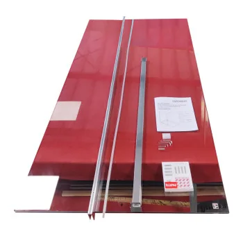 Душевая перегородка Walk-In KOER SR SP01-90x200-TR-01 прозрачное стекло EASY CLEAN 8мм хром (KR5392)
