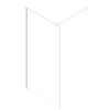 Душова перегородка Walk-In KOER SR SP01-120x200-TR-01 прозоре скло EASY CLEAN 8мм хром (KR5394)