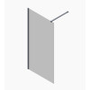 Душова перегородка Walk-In KOER SR SP01-120x200-TR-01 прозоре скло EASY CLEAN 8мм хром (KR5394)