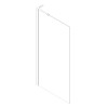 Душова перегородка Walk-In KOER SR SP02-100x200-TR-12 прозоре скло EASY CLEAN 8мм матове золото (KR5396)