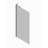 Душова перегородка Walk-In KOER SR SP02-100x200-TR-12 прозоре скло EASY CLEAN 8мм матове золото (KR5396)