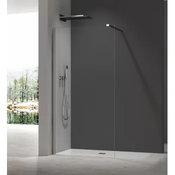 Душевая перегородка Walk-In KOER SR SP01-90x200-TR-01 прозрачное стекло EASY CLEAN 8мм хром (KR5392)