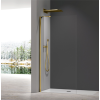 Душова перегородка Walk-In KOER SR SP02-100x200-TR-12 прозоре скло EASY CLEAN 8мм матове золото (KR5396)