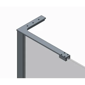 Душевая перегородка Walk-In KOER SR SP02-100x200-TR-01 прозрачное стекло EASY CLEAN 8мм хром (KR5395)