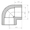 Кут 90 110 PPR Koer K0206.PRO (KP2571)