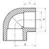 Угол 90 25 PPR Koer K0020.PRO (KP0025)