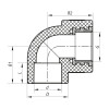 Угол ВР 32x1F PPR Koer K0117.PRO (KP0139)