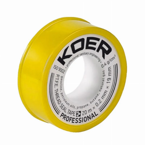ФУМ лента для газа Koer STP-02 PRO 20M*0.2mm*19mm (KR0122)