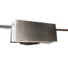 Бічна стінка до кабіни KOER SR SW04-90x200-TR-07 прозоре скло EASY CLEAN 10мм графіт (KR5391)