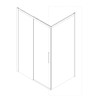 Боковая стенка к кабине KOER SR SW05-90x200-TR-01 прозрачное стекло EASY CLEAN 6мм хром (KR5407)