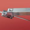 Боковая стенка к кабине KOER SR SW04-80x200-TR-01 прозрачное стекло EASY CLEAN 10мм хром (KR5389)