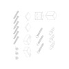 Боковая стенка к кабине KOER SR SW05-90x200-TR-01 прозрачное стекло EASY CLEAN 6мм хром (KR5407)