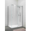 Боковая стенка к кабине KOER SR SW01-90x200-TR-01 прозрачное стекло EASY CLEAN 8мм хром (KR5381)