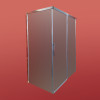 Боковая стенка к кабине KOER SR SW05-90x200-TR-01 прозрачное стекло EASY CLEAN 6мм хром (KR5407)