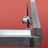 Боковая стенка к кабине KOER SR SW05-90x200-TR-01 прозрачное стекло EASY CLEAN 6мм хром (KR5407)