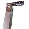 Боковая стенка к кабине KOER SR SW04-90x200-TR-01 прозрачное стекло EASY CLEAN 10мм хром (KR5390)