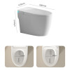 Унитаз-биде напольный с электронным управлением KOER TB-0201 SMART 675x400x450mm со встроенным бачком (KR6071)