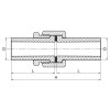 Разборное резьбовое соединение Koer K0281.PRO - 32 PPR (KP2925)